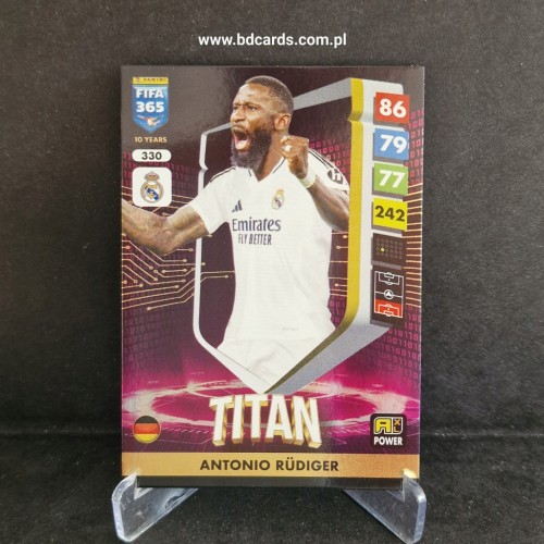 2025 Panini Adrenalyn XL Fifa 365 Rudiger Real Madryt Titan /FF10