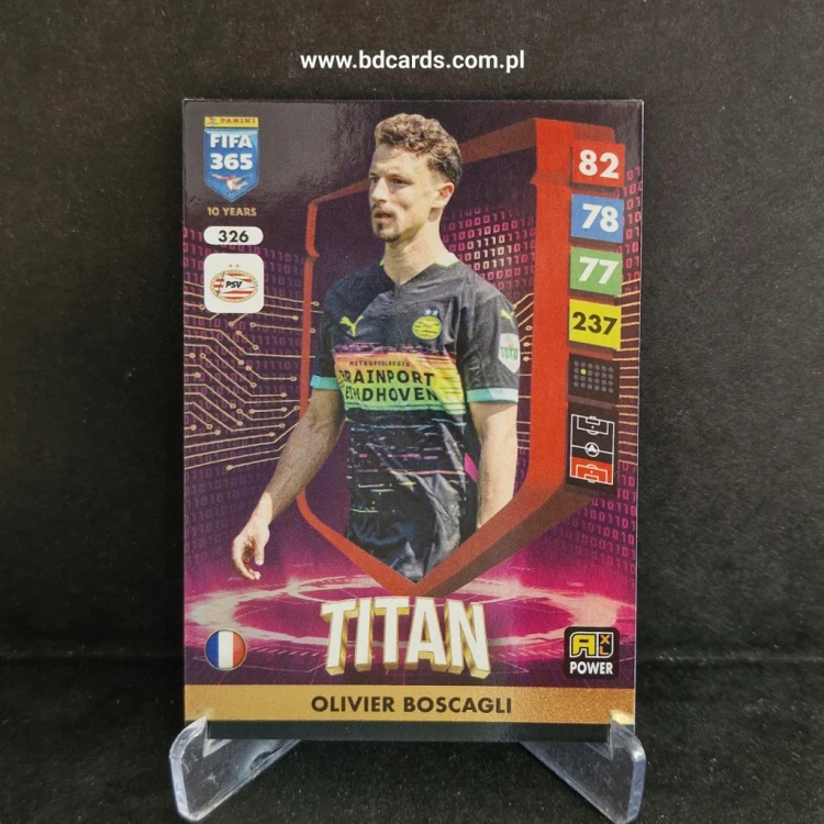 2025 Panini Adrenalyn XL Fifa 365 Olivier Boscagli PSV Titan /FF11