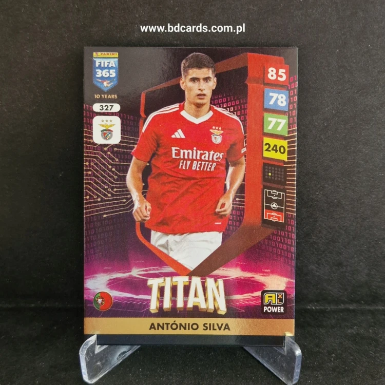 2025 Panini Adrenalyn XL Fifa 365 Antonio Silva Benfica Titan /FF11