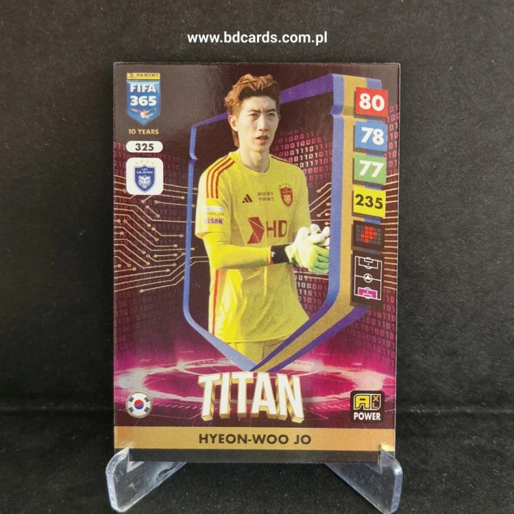 2025 Panini Adrenalyn XL Fifa 365 Hyeon-Woo Jo Ulsan Titan /FF11