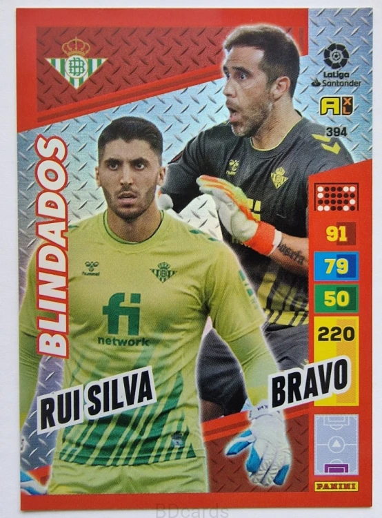 2022-23 Panini La Liga Silva Bravo Real Betis Blindados /NU29