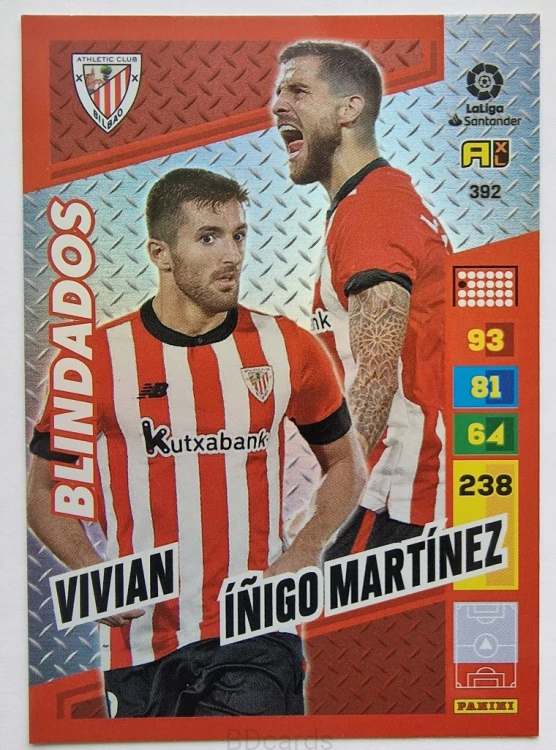 2022-23 Panini La Liga Vivian Ingo Martinez Bilbao Blindados /NU29