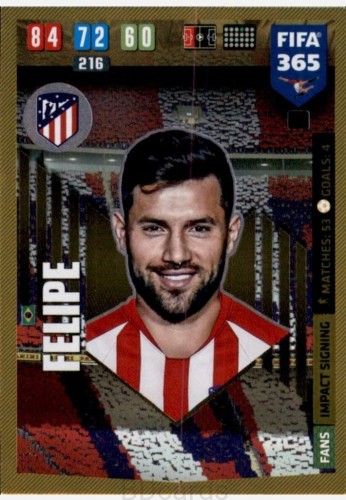 2020 Panini Fifa 365 Felipe Atletico Madryt Impact Signing /A
