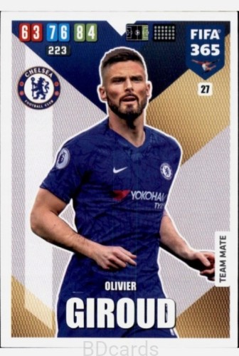2020 Panini Fifa 365 Olivier Giroud Chelsea /A