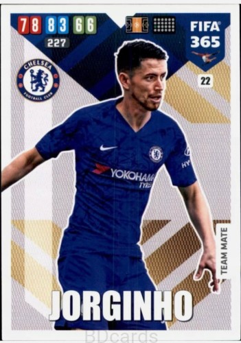 2020 Panini Fifa 365 Jorginho Chelsea /A