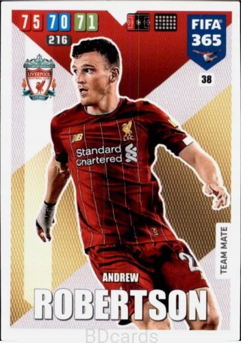 2020 Panini Fifa 365 Andrew Robertson Liverpool /A