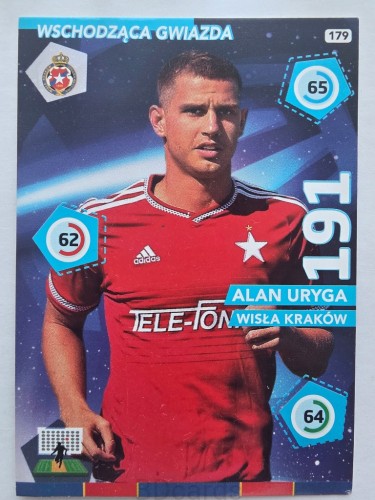 2015 Panini Ekstraklasa Alan Uryga Wisła Kraków /F