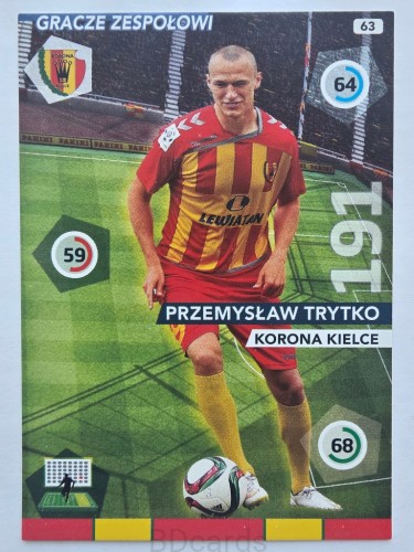 2015 Panini Ekstraklasa Przemysław Trytko Korona Kielce /F