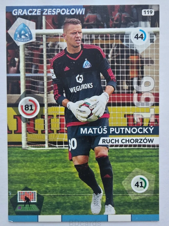 2015 Panini Ekstraklasa Matus Putnocky Ruch Chorzów /F