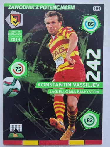 2015 Panini Ekstraklasa Vassiljev Jagiellonia Białystok /F
