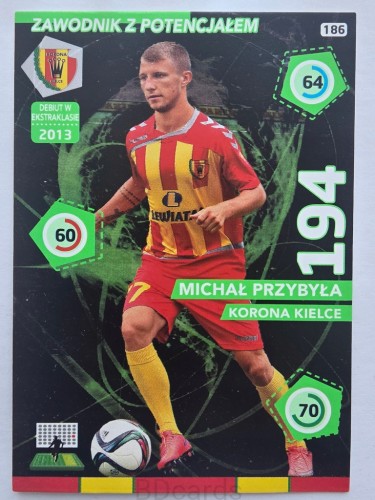 2015 Panini Ekstraklasa Michał Przybyła Korona Kielce /F