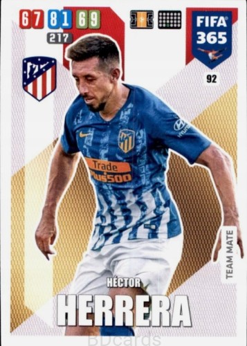 2020 Panini Fifa 365 Hector Herrera Atletico Madryt /A