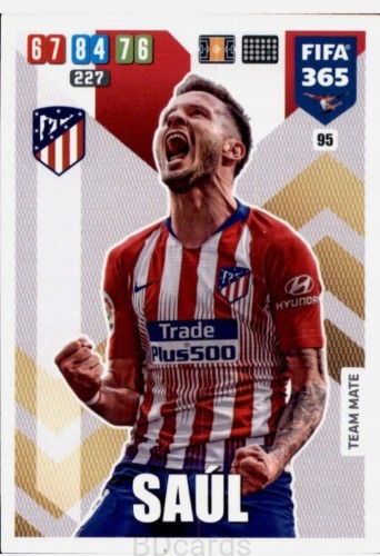 2020 Panini Fifa 365 Saul Atletico Madryt /A