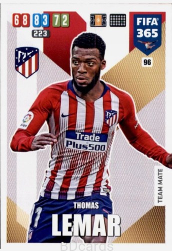 2020 Panini Fifa 365 Thomas Lemar Atletico Madryt /A