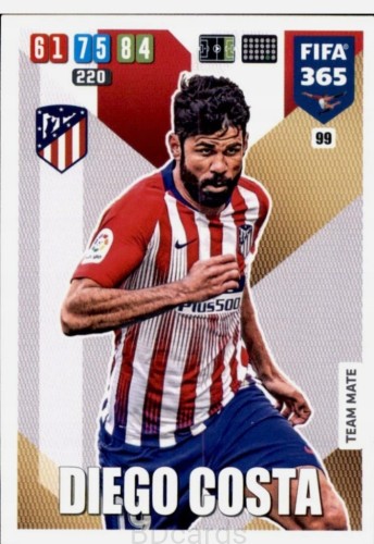 2020 Panini Fifa 365 Diego Costa Atletico Madryt /A