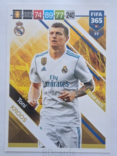 2019 Panini Fifa 365 Toni Kroos Real Madryt /F
