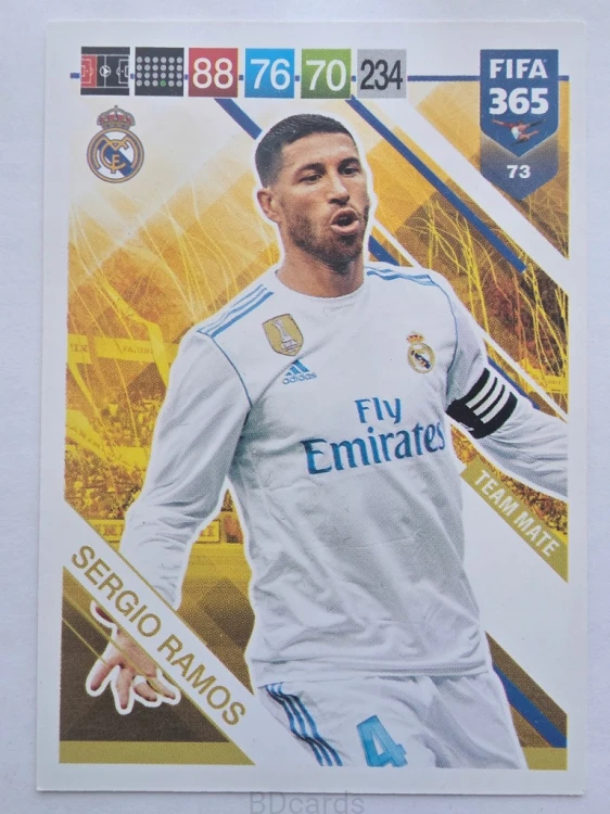 2019 Panini Fifa 365 Sergio Ramos Real Madryt /F