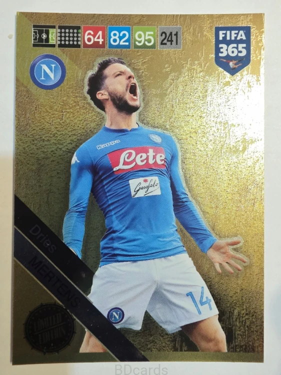 2019 Panini Fifa 365 Dies Mertens Napoli Limited Edition /A