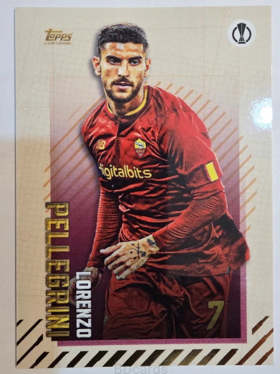 2022-23 Topps Gold X Lorenzo Pellegrini AS Roma /A