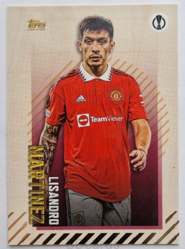 2022-23 TOPPS Gold X Lisandro Martinez Manchester United /RU22