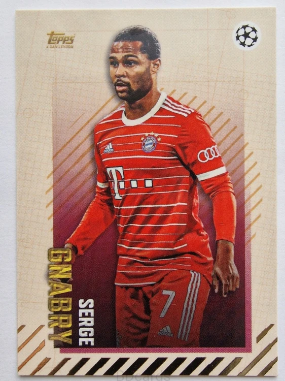 2022-23 TOPPS Gold X Serge Gnabry Bayern Munich /RU22