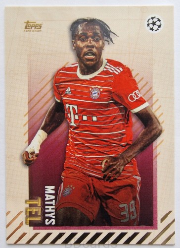2022-23 TOPPS Gold X Mathys Tel Bayern Munich /RU21