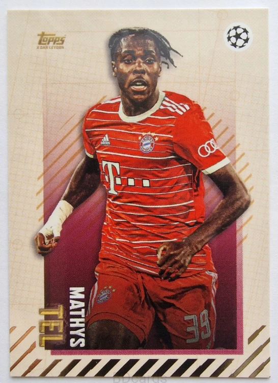 2022-23 TOPPS Gold X Mathys Tel Bayern Munich /RU21