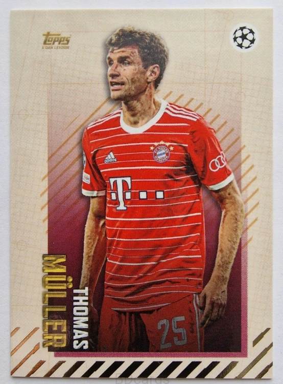2022-23 TOPPS Gold X Thomas Muller Bayern Munich /RU20