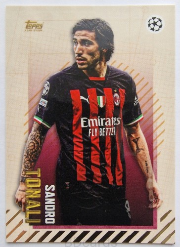 2022-23 TOPPS Gold X Sandro Tonali Ac Milan /RU18