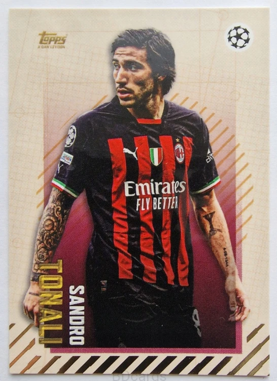 2022-23 TOPPS Gold X Sandro Tonali Ac Milan /RU18