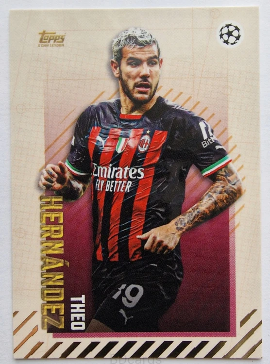 2022-23 TOPPS Gold X Theo Hernandez Ac Milan /RU18