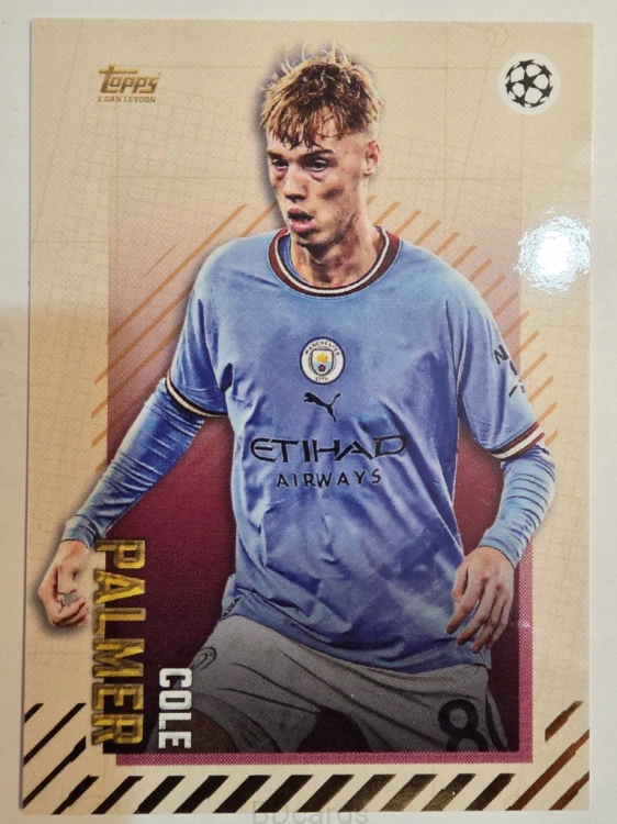 2022-23 Topps Gold X Cole Palmer Manchester City /A