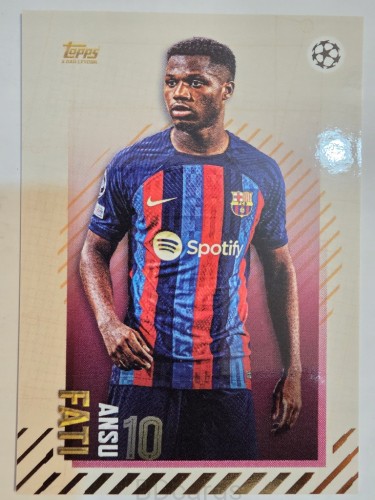 2022-23 Topps Gold X Ansu Fati FC Barcelona /A