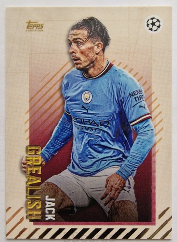 2022-23 Topps Gold X Jack Grealish Manchester City /RU21
