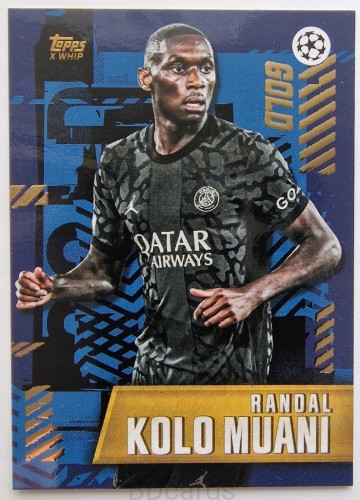 2022-23 Topps Gold X Kolo Muani PSG Blue /RU11