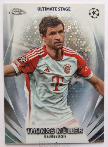 2023-24 Topps Chrome UCC Thomas Muller Bayern Munich /RU7