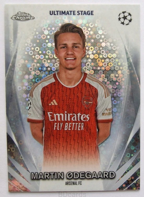 2023-24 Topps Chrome UCC Martin Odegaard Arsenal /RU7