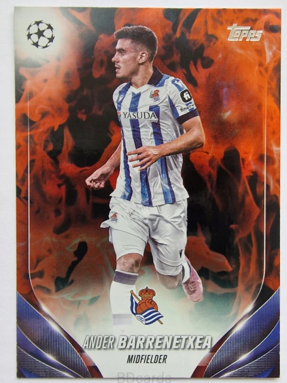 2023-24 Topps Chrome UCC Barrenetxea Real Sociedad /NU23