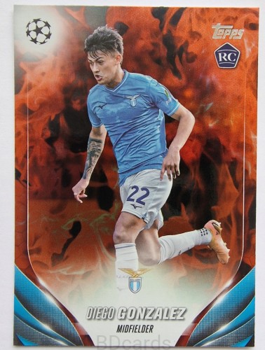 2023-24 Topps Chrome UCC Diego Gonzalez Lazio /NU24