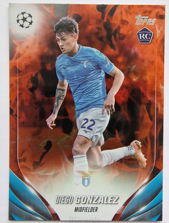 2023-24 Topps Chrome UCC Diego Gonzalez Lazio /NU24