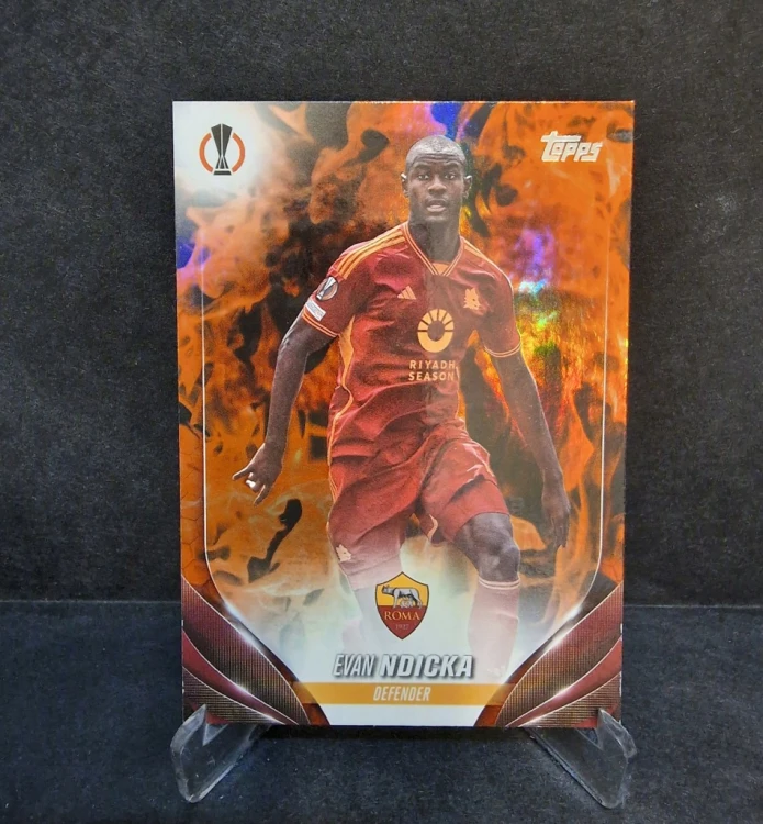 2023-24 Topps Chrome UCC Evan Ndicka AS Roma /BB6