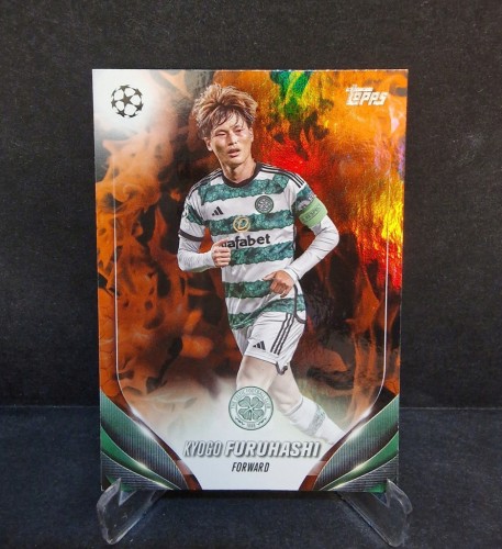 2023-24 Topps Chrome UCC Kyogo Furuhashi Celtic /BB7
