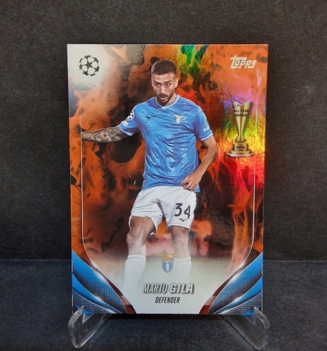 2023-24 Topps Chrome UCC Mario Gila Lazio /BB7