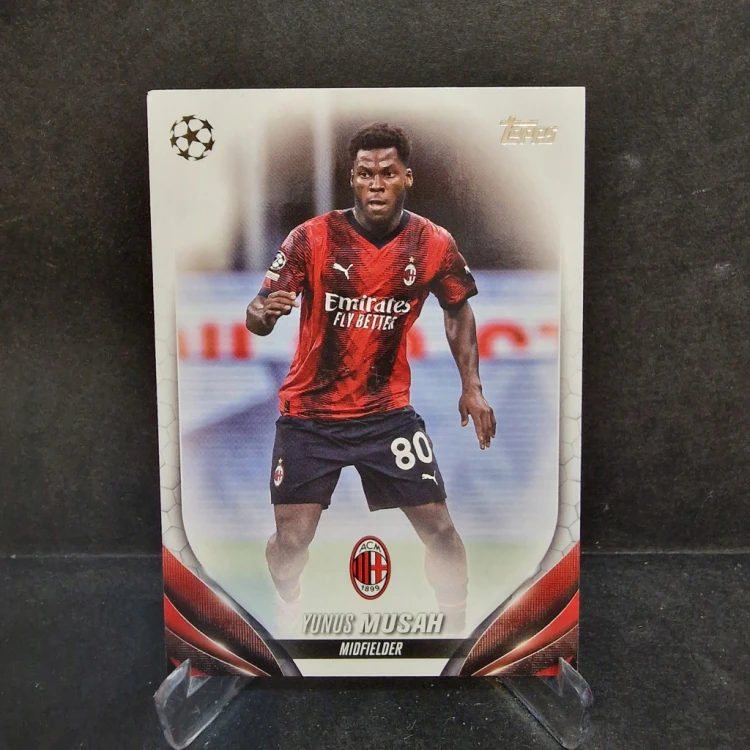 2023-24 Topps UCC Yunus Musah Ac Milan /E6