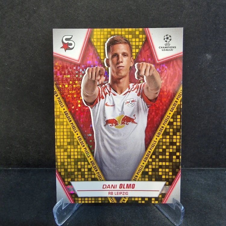 2023-24 Topps Superstars Olmo Rb Leipzig Golden Pixels /U23