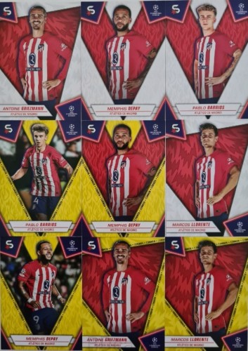 2023-24 Topps Superstars Atletico Madryt 9 Kart Griezmann Depay /U3
