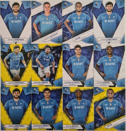 2023-24 Topps Superstars Napoli 12 Kart Raspadori Oshimen /U3