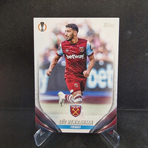 2023-24 Topps UCC Said Benrahma West Ham /E31