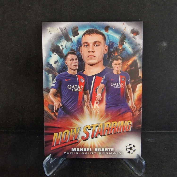 2023-24 TOPPS UCC Manuel Ugarte PSG Now Starring /K1