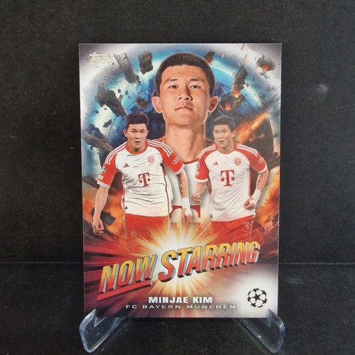 2023-24 Topps UCC Minjae Kim Bayern Munich Now Starring /K1